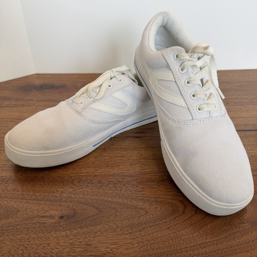 Tretorn Nylite Sneakers Women's US 9M White Canvas Low Top Casual Shoes